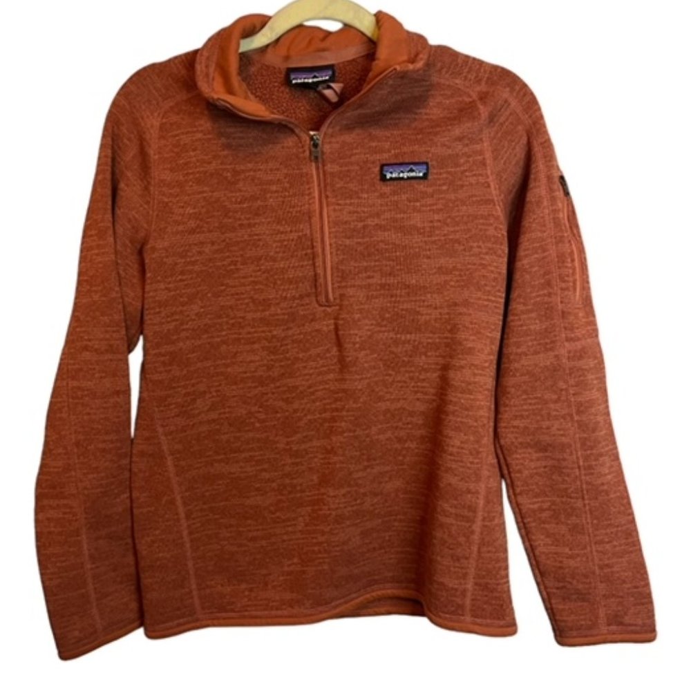 Patagonia Sweatshirt Women's Medium Better Sweater Orange